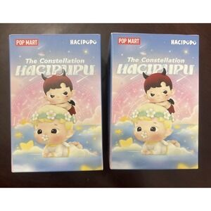 2- 100% Auth Pop Mart Hacipupu The Constellation Series Figures (Blind Box)